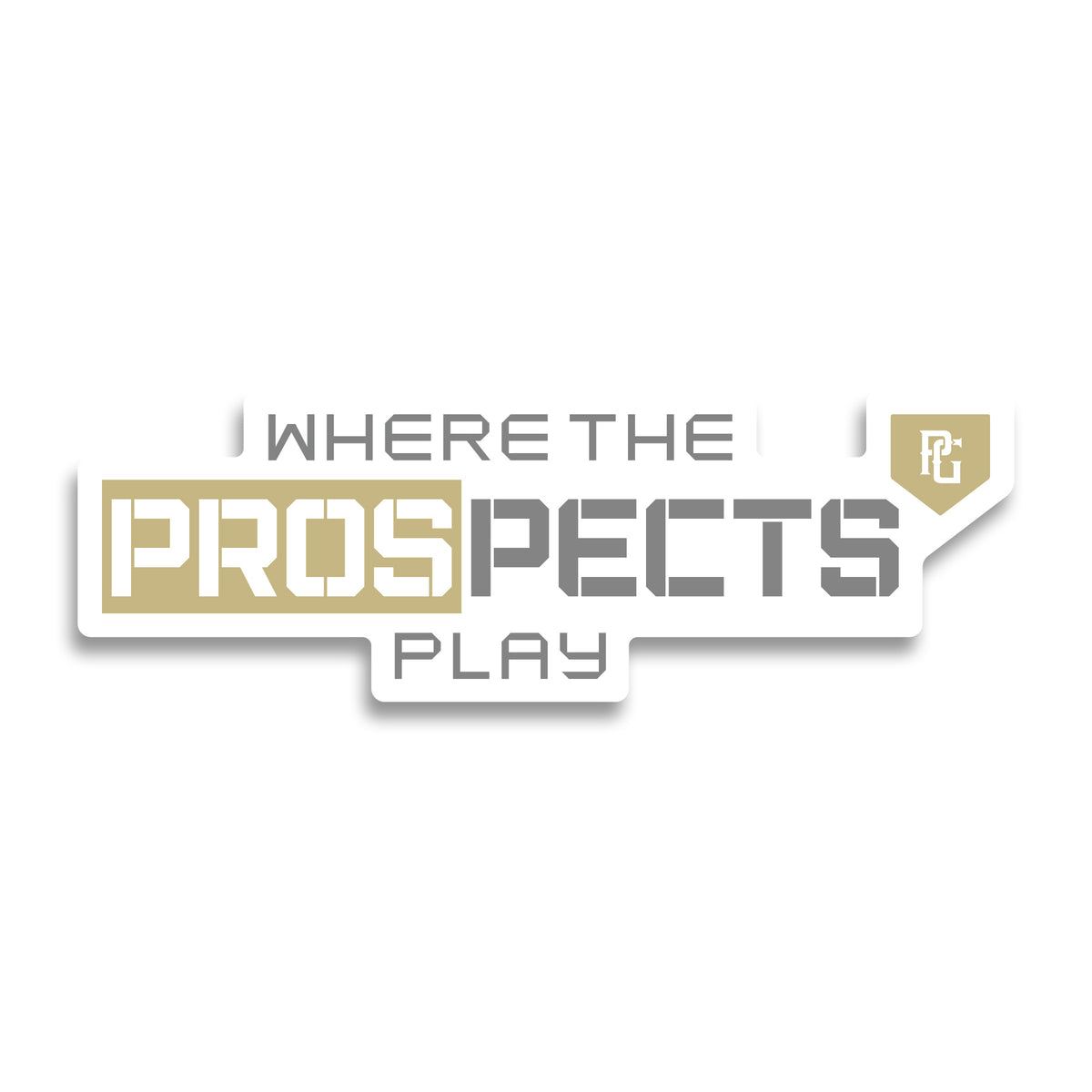 Where the PROspects Play Sticker Perfect Game Apparel