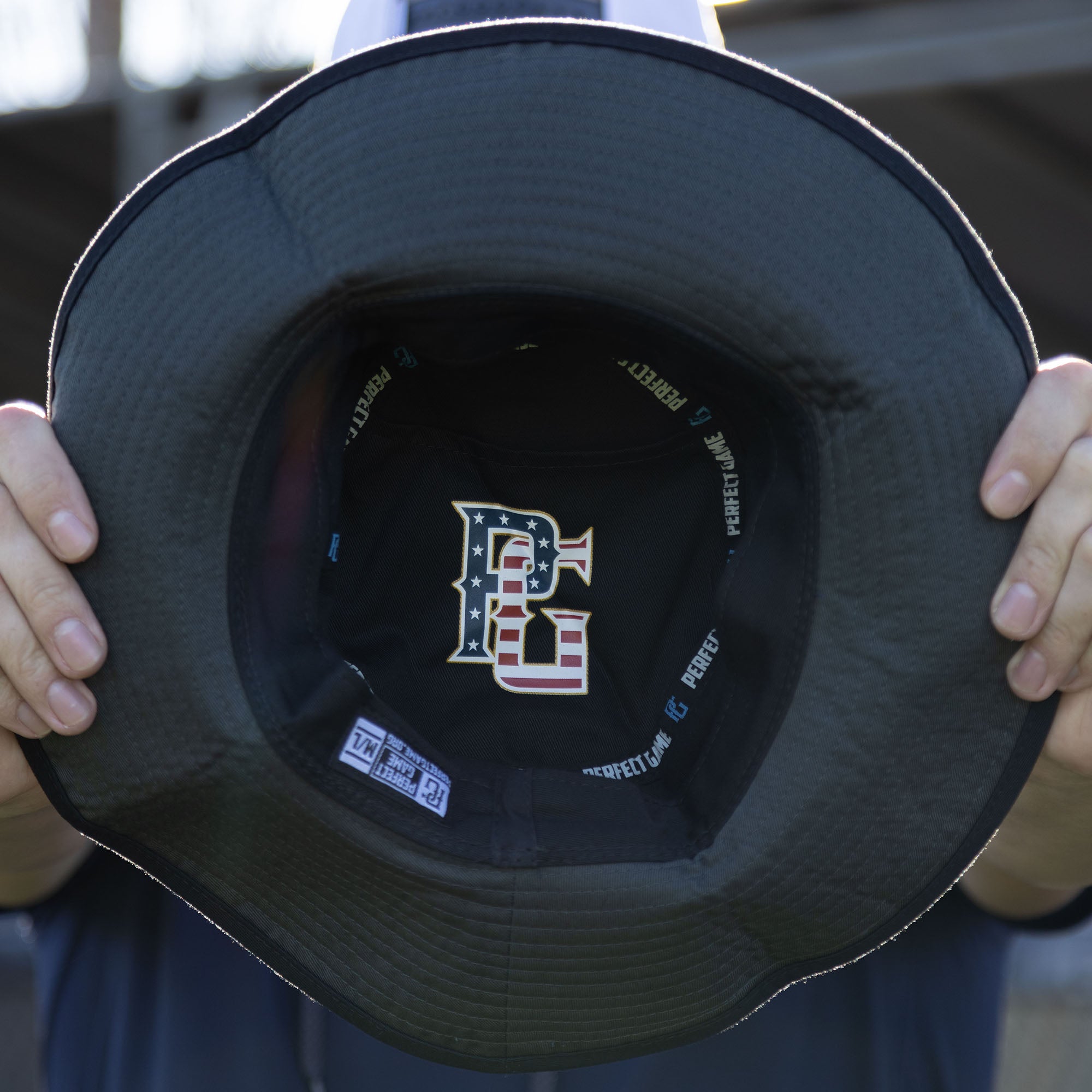 Color Blocked Patriot Bucket