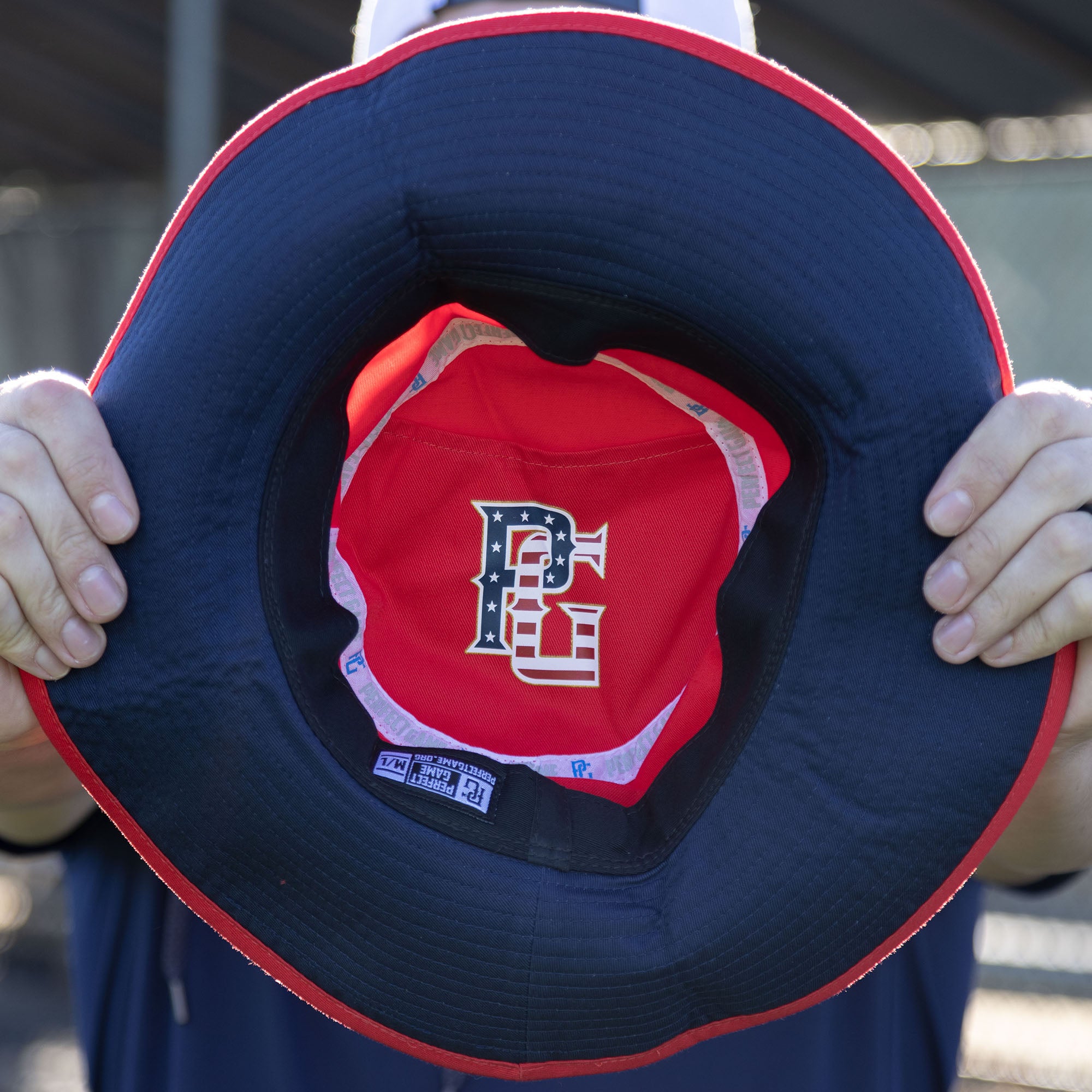 Color Blocked Patriot Bucket
