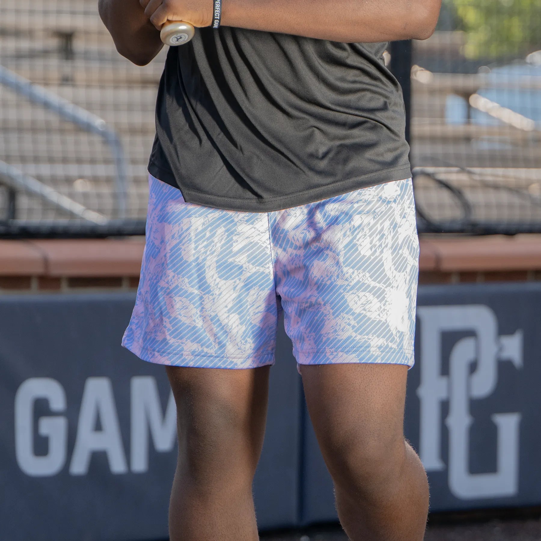 YOUTH TIGER STRIPE BP PERFORMANCE SHORT