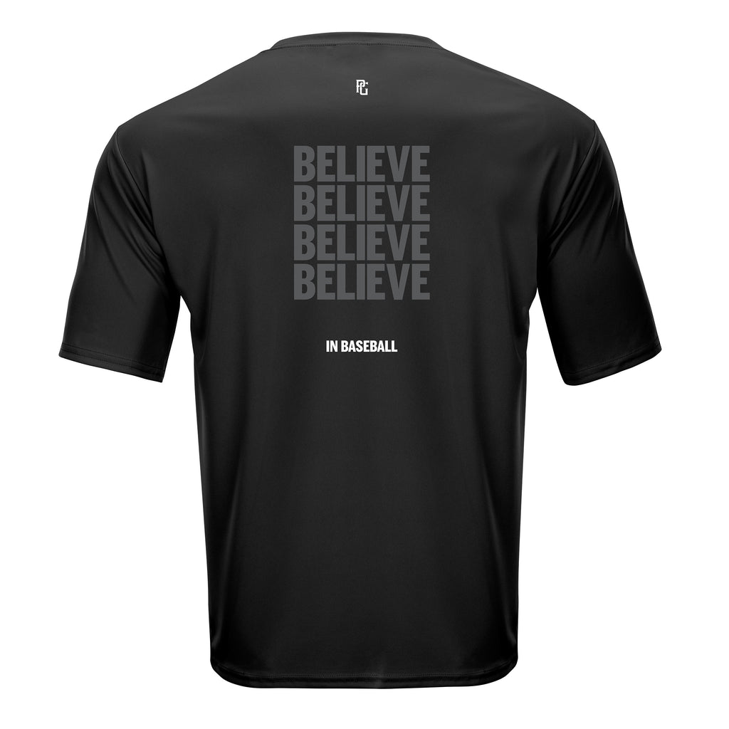 BELIEVE IN BASEBALL PERFORMANCE TEE