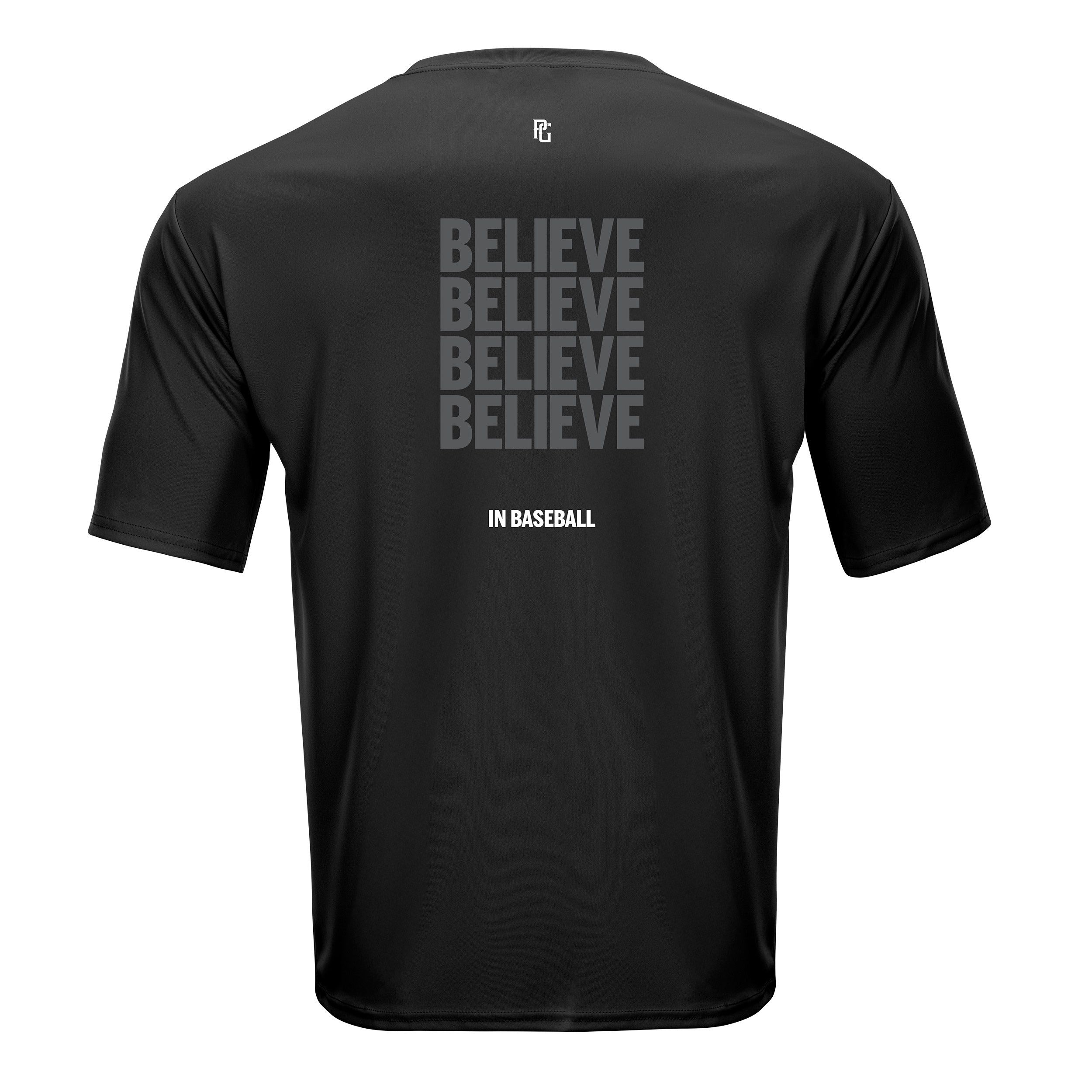 BELIEVE IN BASEBALL PERFORMANCE TEE