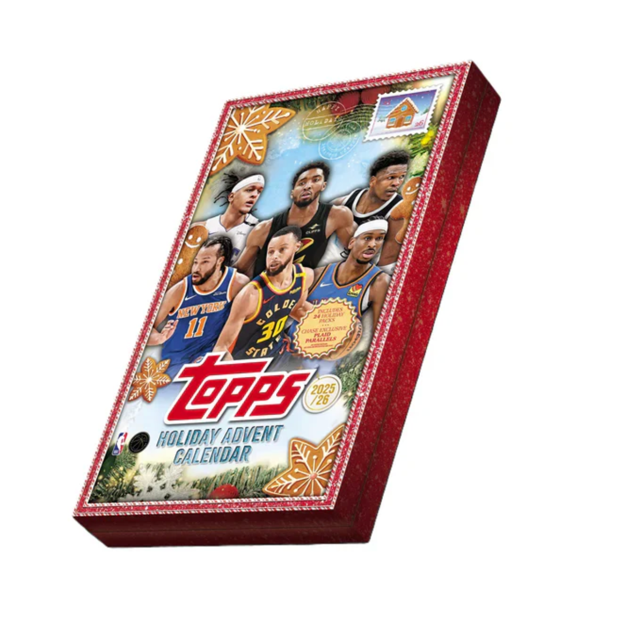 2025/26 Topps Holiday Basketball Countdown Calendar Box