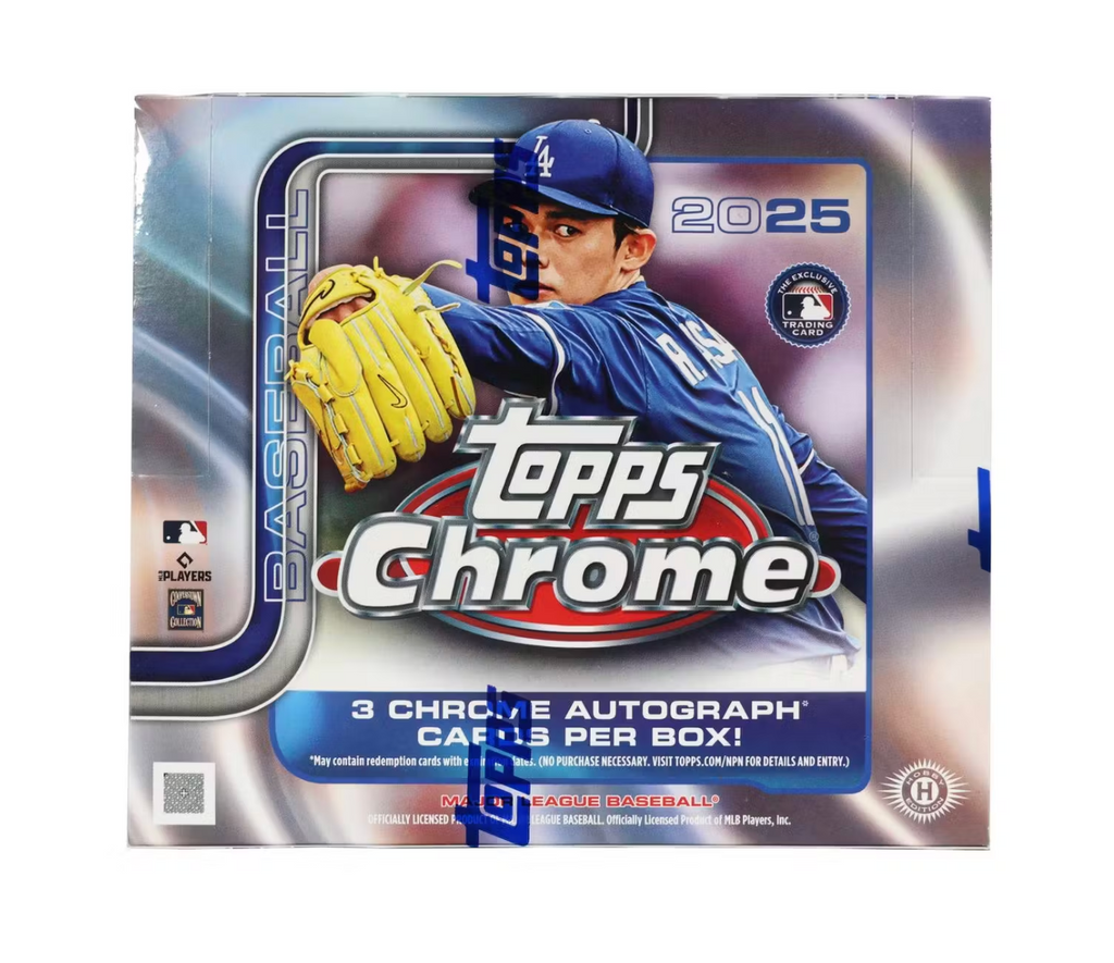 2025 TOPPS CHROME BASEBALL HOBBY JUMBO BOX