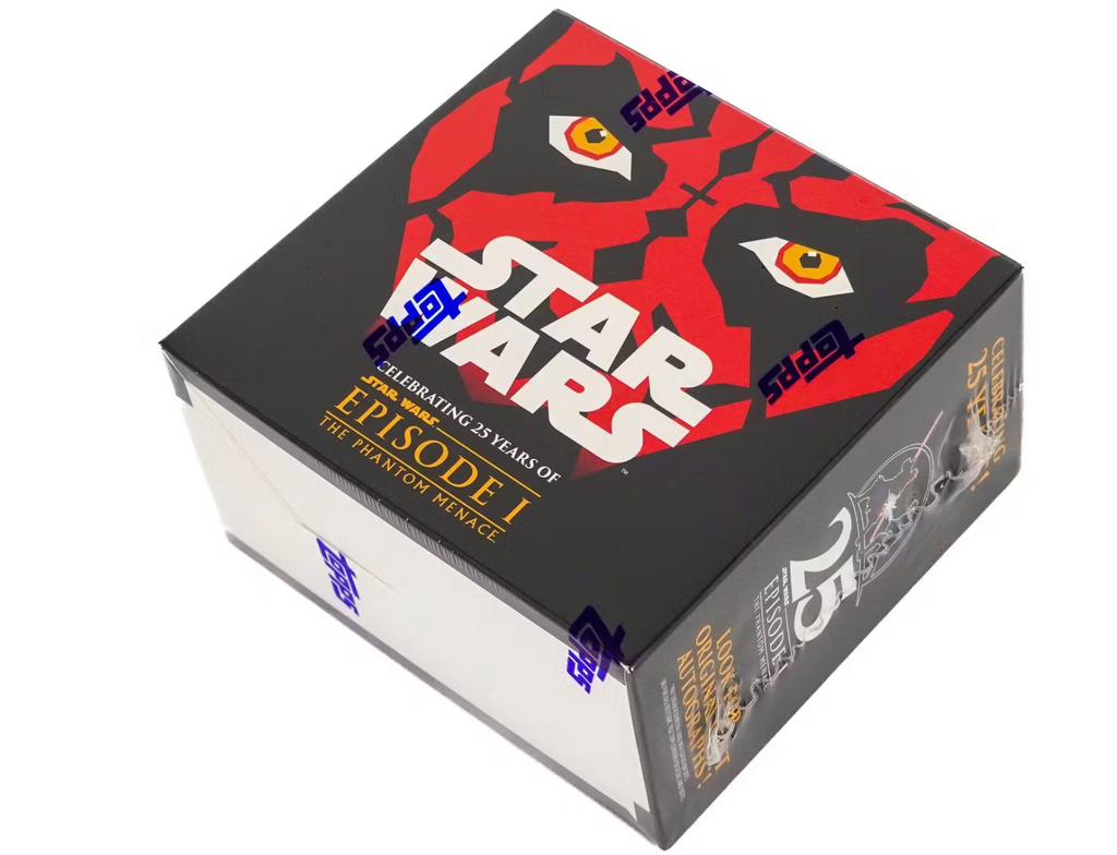 STAR WARS: THE PHANTOM MENACE CHROME SAPPHIRE EDITION HOBBY BOX (TOPPS 2024)