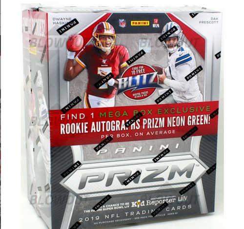 2019 PANINI PRIZM FOOTBALL MEGA BOX