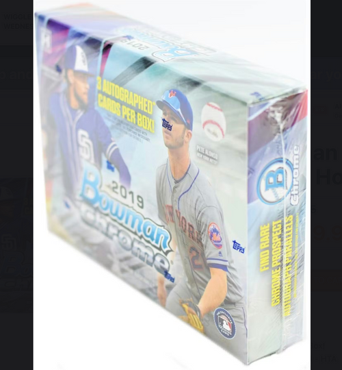 2019 BOWMAN CHROME BASEBALL HTA CHOICE BOX