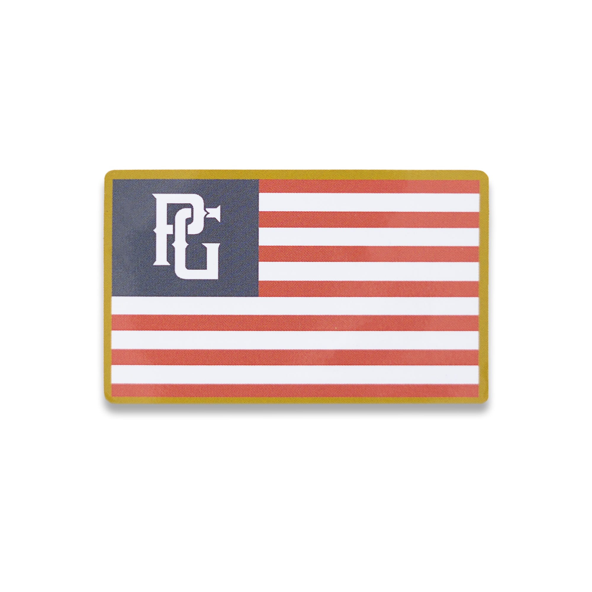 PG FLAG STICKER