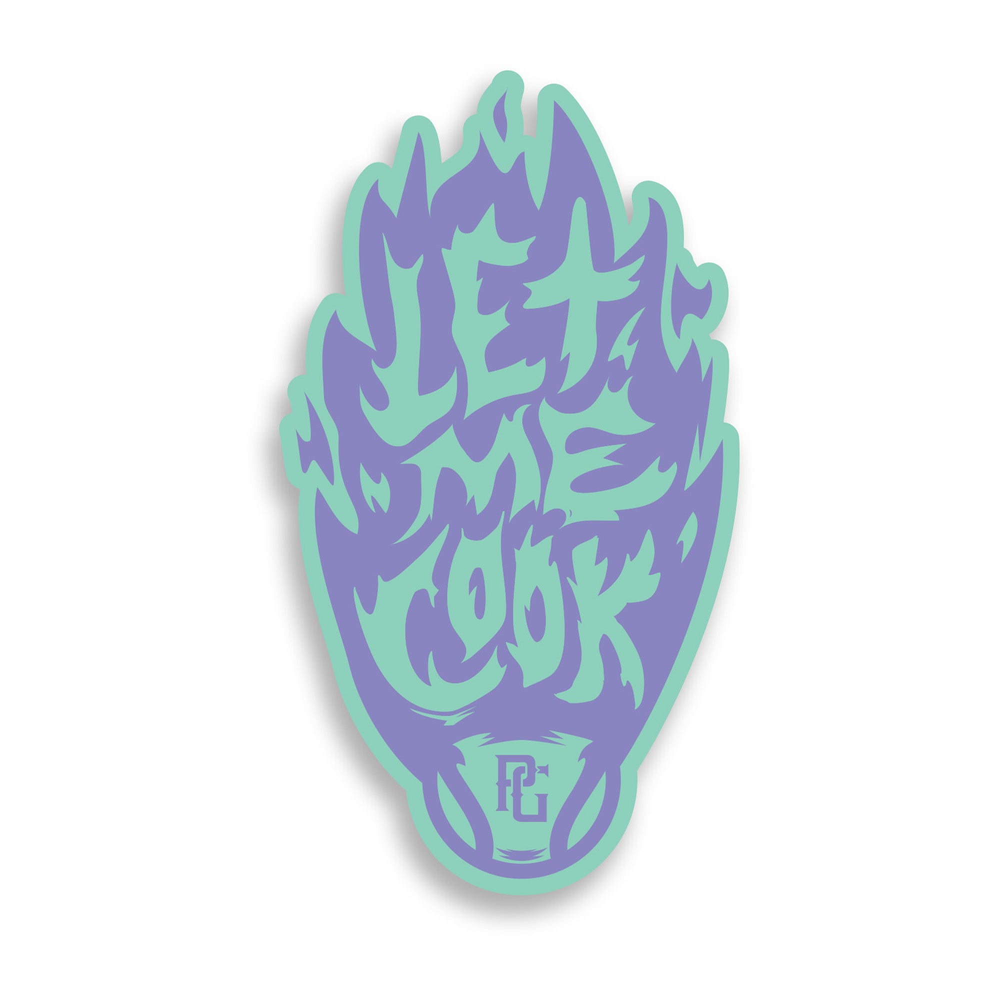 PG LET ME COOK STICKER