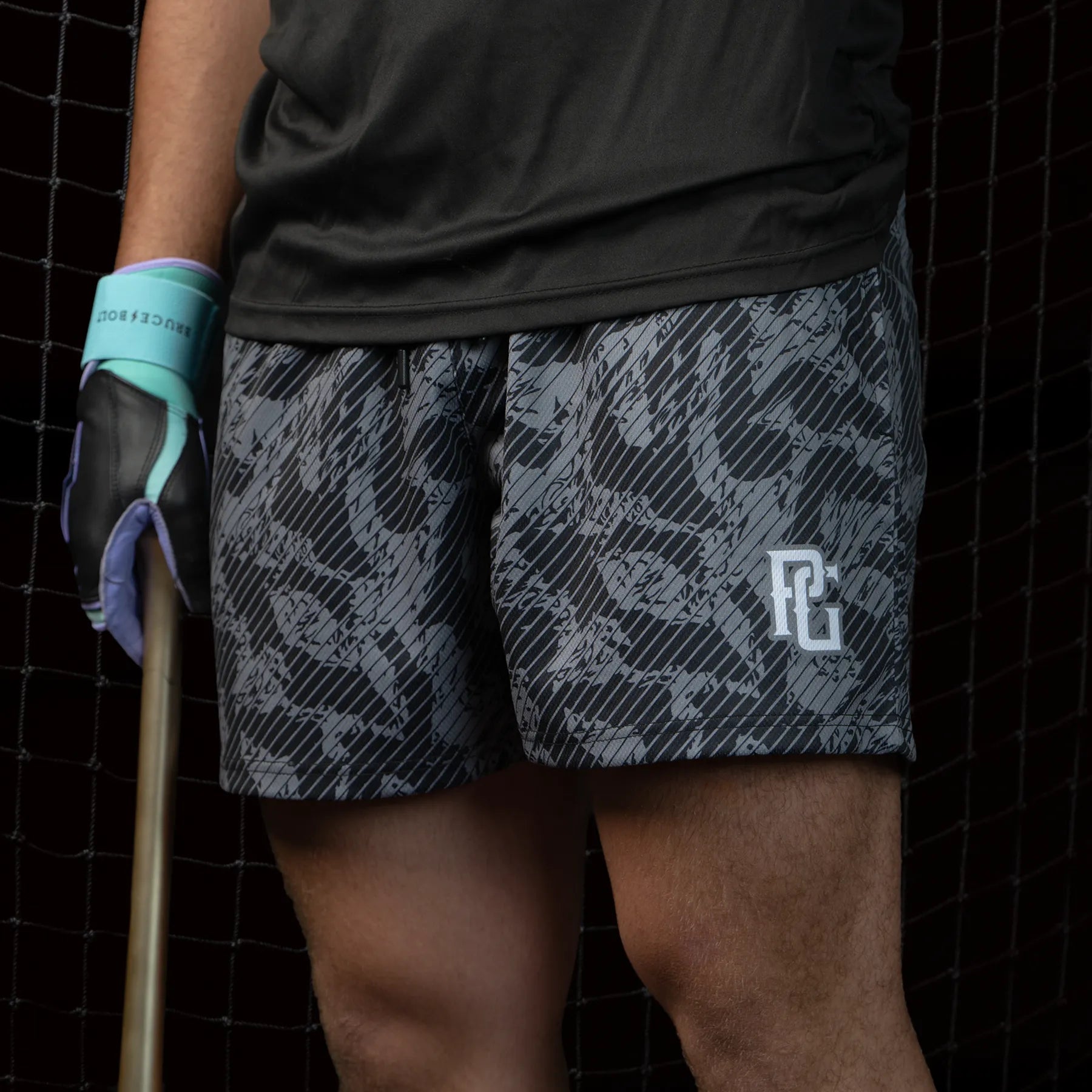 YOUTH TIGER STRIPE BP PERFORMANCE SHORT