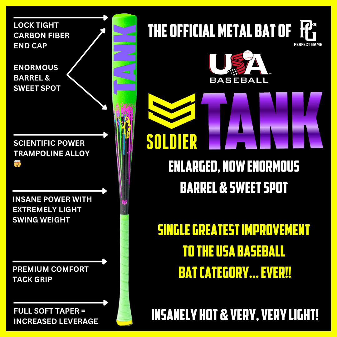 2026 SOLDIER TANK USA BASEBALL BAT