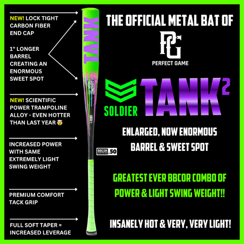 2026 SOLDIER TANK2 BBCOR BASEBALL BAT