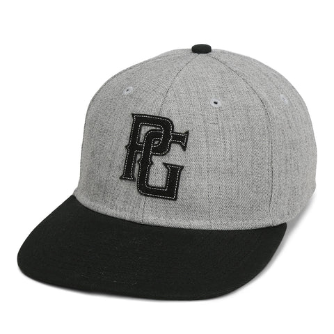 Wool Blend Snapback - Heather Grey/Black