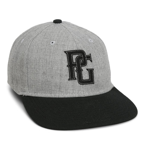 Wool Blend Snapback - Heather Grey/Black