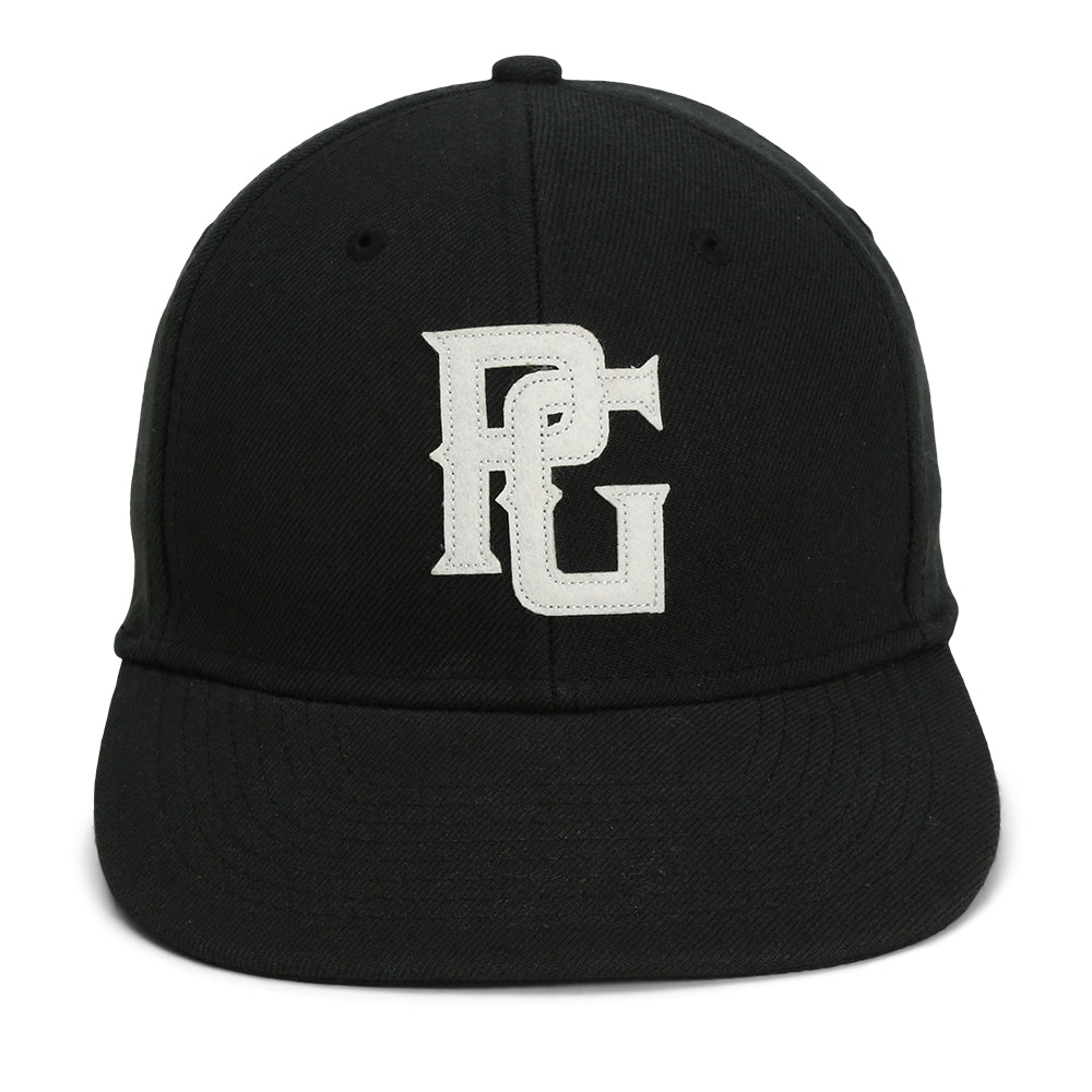 Wool Blend Snapback - Black