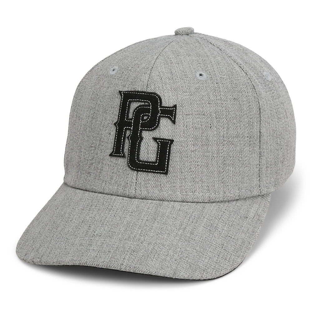 WOOL BLEND SNAPBACK IN HEATHER GREY