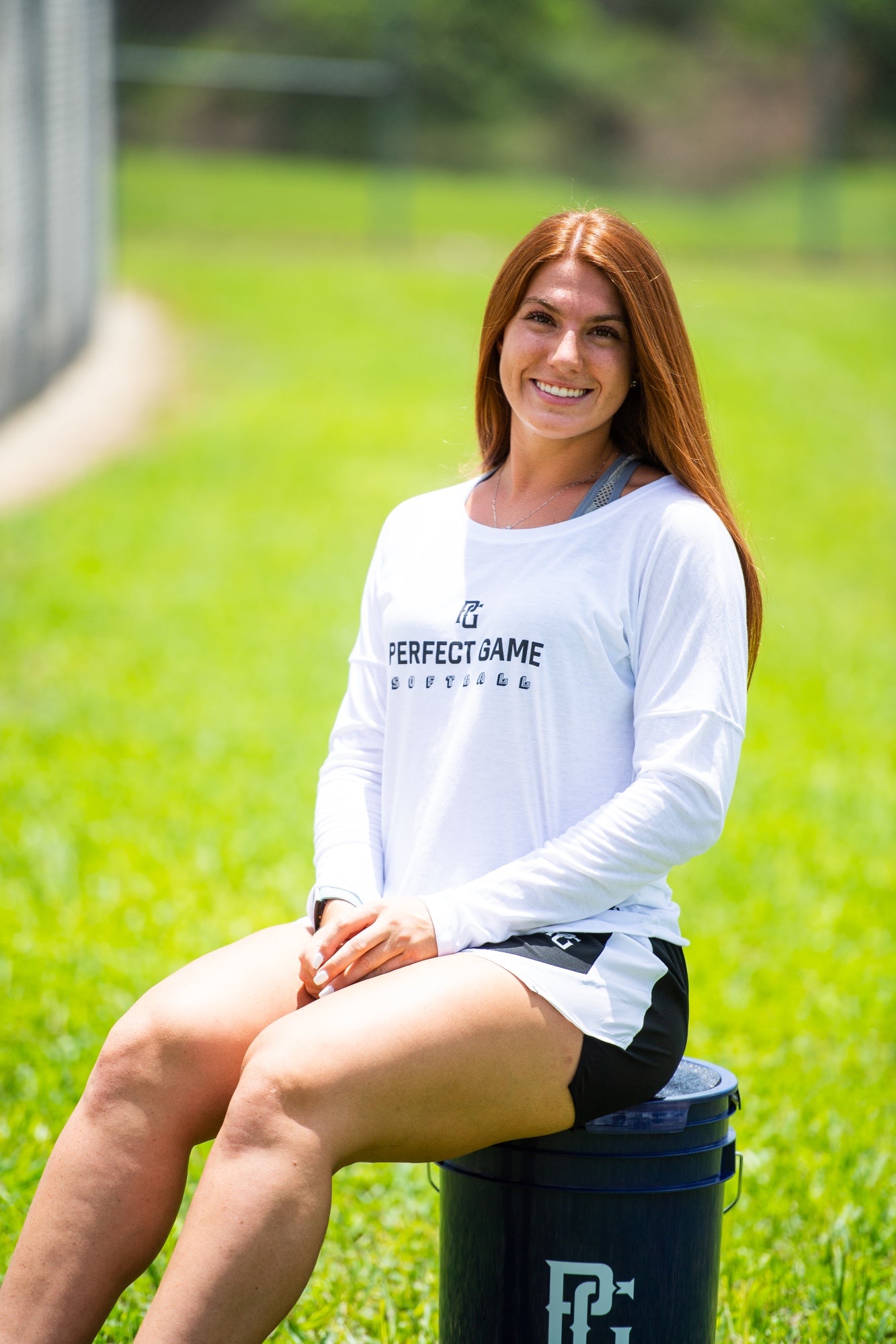 Ladies Perfect Game Softball Tri-Blend Long Sleeve