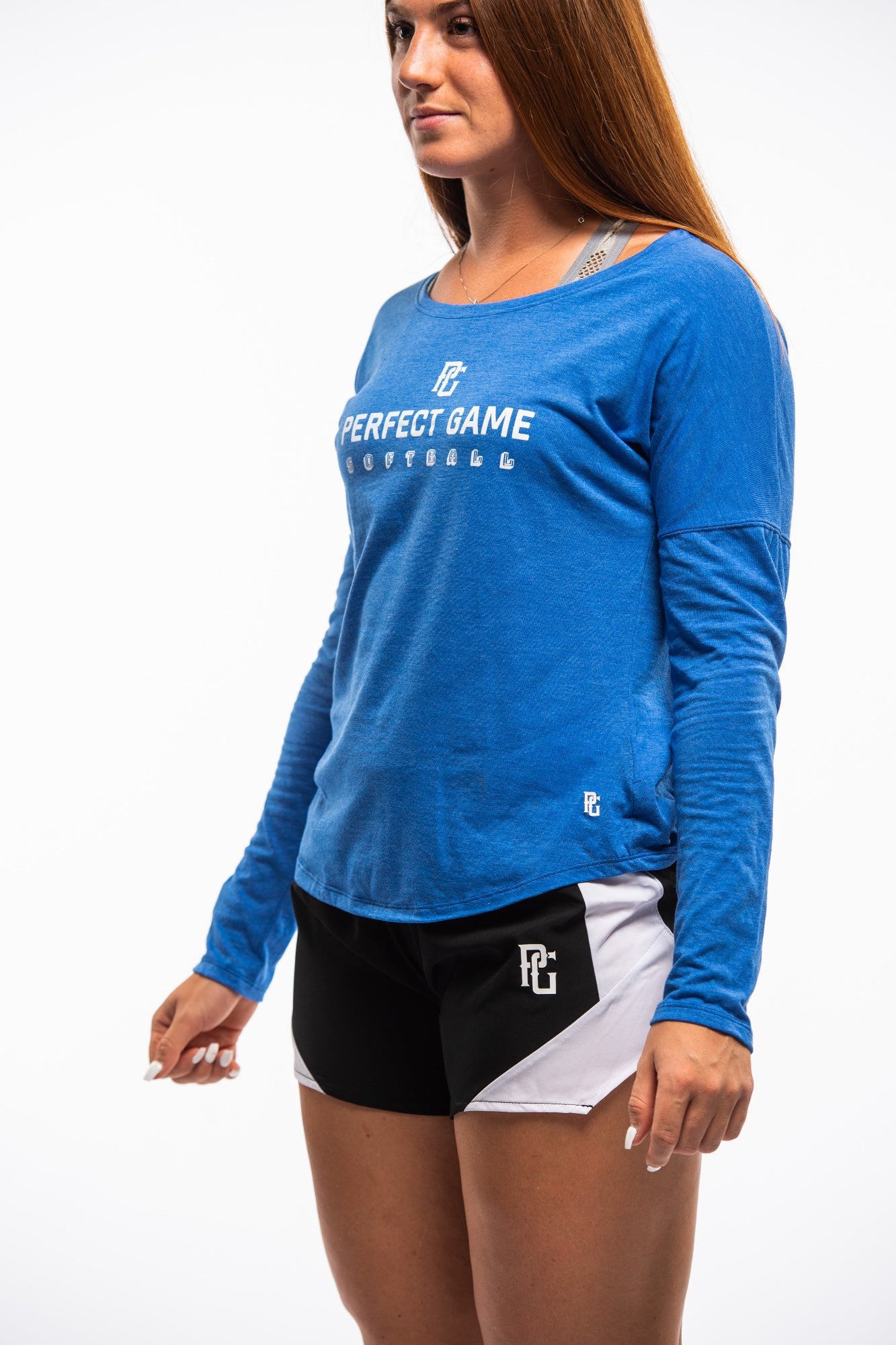 Ladies Perfect Game Softball Tri-Blend Long Sleeve