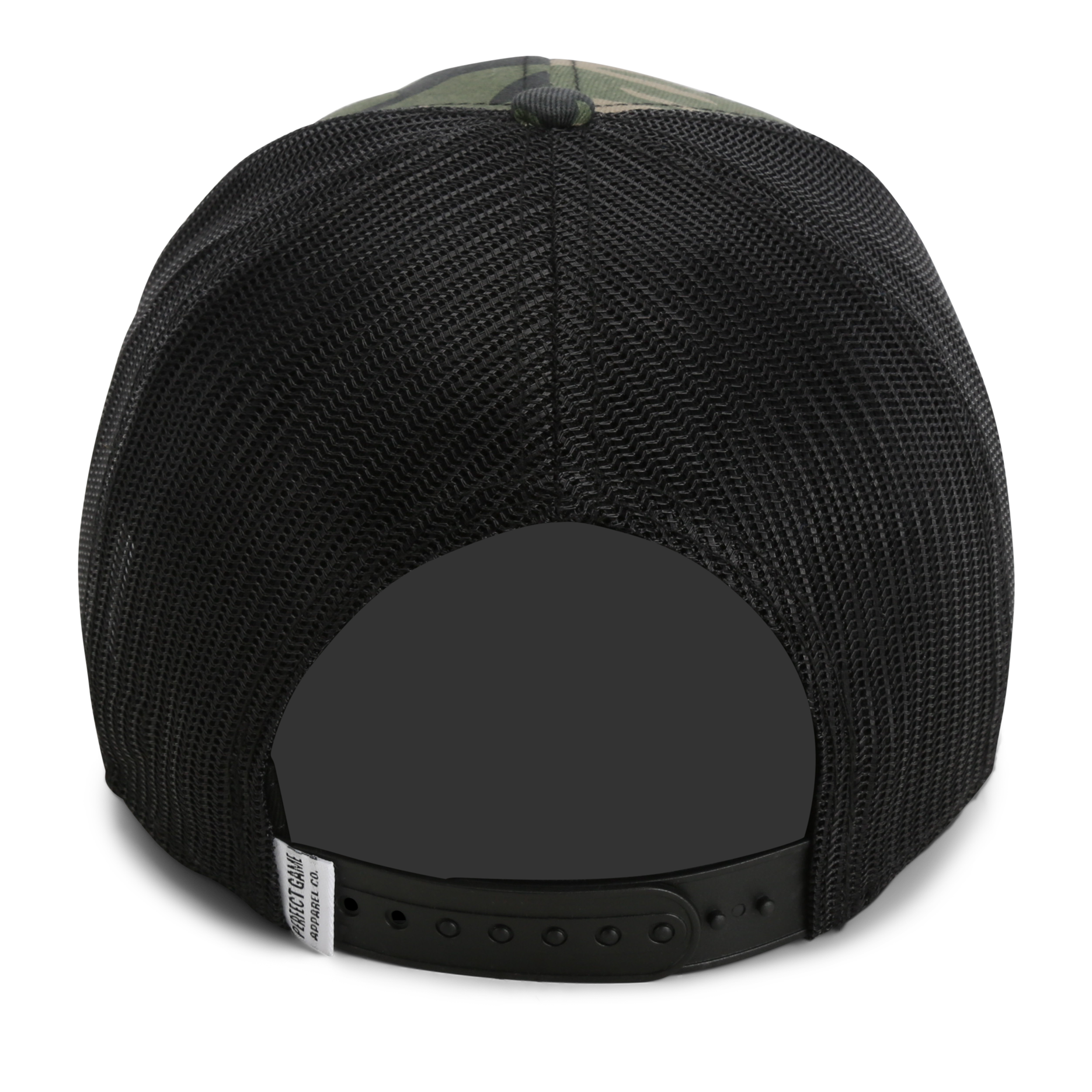The Trucker PG Flag - Camo/Black - Perfect Game Apparel